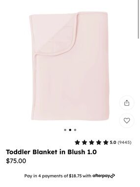 Kyte Baby Blush Toddler Blanket 1.0 TOG